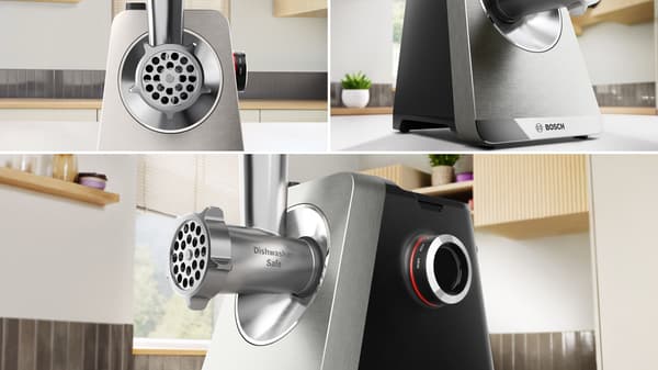 Bosch Serie 8 MFWS835M köttkvarn, stål