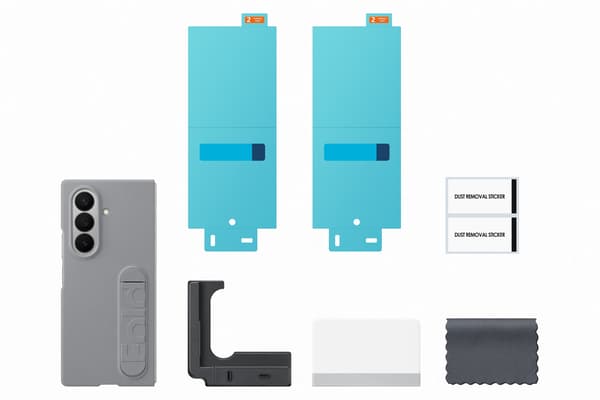 Samsung Z Fold7 Silikonfodral skyddsfodral, grå