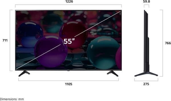 LG 55" UA73 – 4K LED-TV (API)