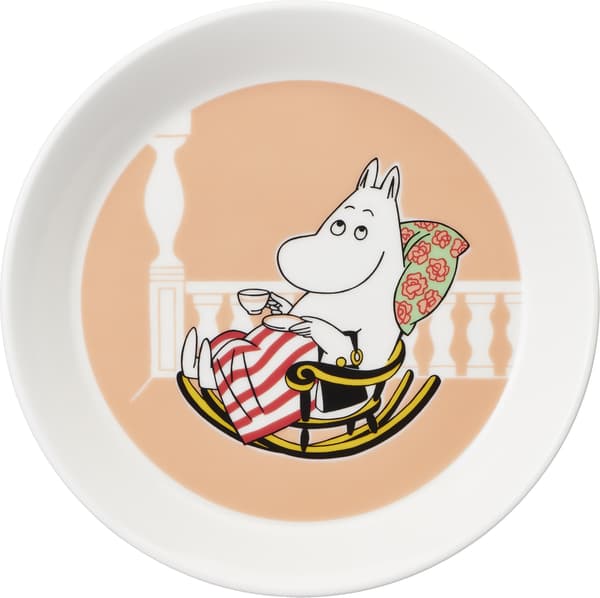 Arabia Moomin Muminmamma -tallrik, 19 cm, marmelad