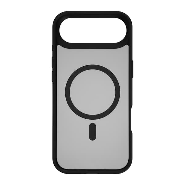 FoneKit MagSafe-kompatibelt Soft Touch skyddsfodral, iPhone Air, svart/grå