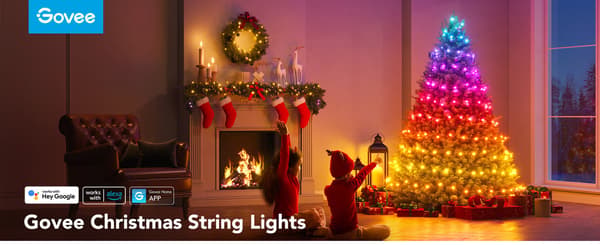 Govee Christmas String Lights 2 LED-ljusslinga, 30 m, grön