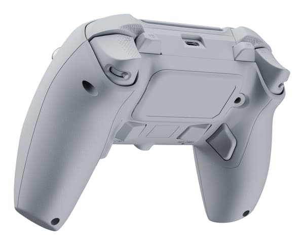 Oniverse Starion PS5 trådlös Bluetooth-spelkontroll, Marmorvit