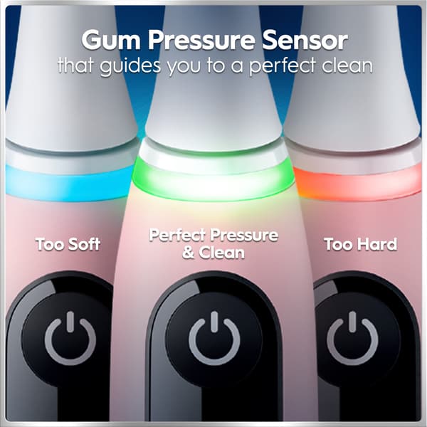 Oral-B iO6 eltandborste, rosa + resefodral