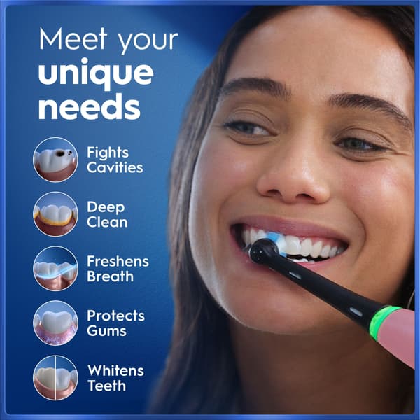 Oral-B iO5 eltandborste, rosa + reseetui
