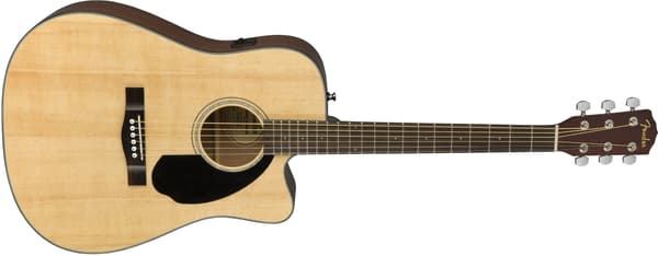 Fender CD-60SCE -elektroakustisk gitarr, Natural