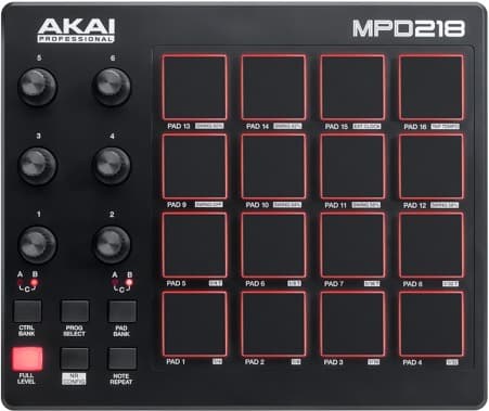 Akai MPD218 - MIDI-kontroller