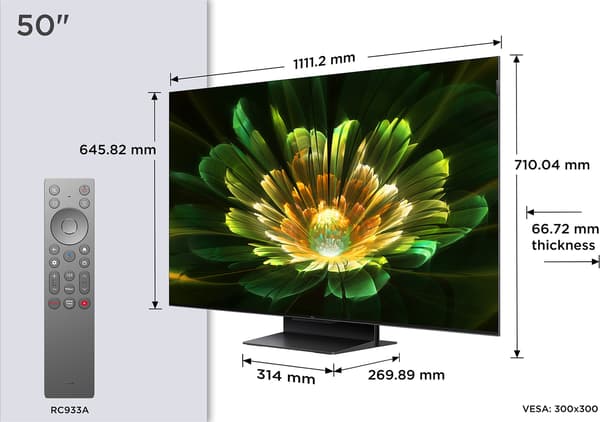 TCL 50" C79K – 4K QD Mini-LED Google TV