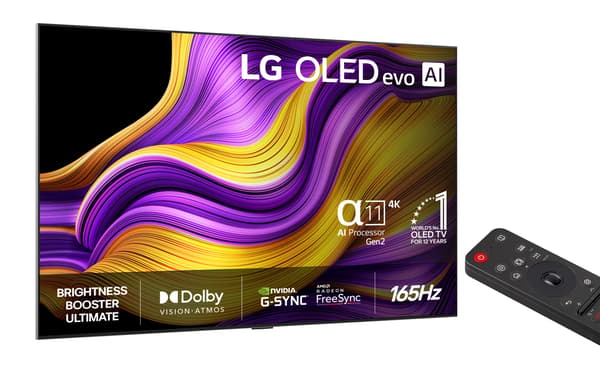 LG 55" OLED evo G5 – 4K TV med väggfäste