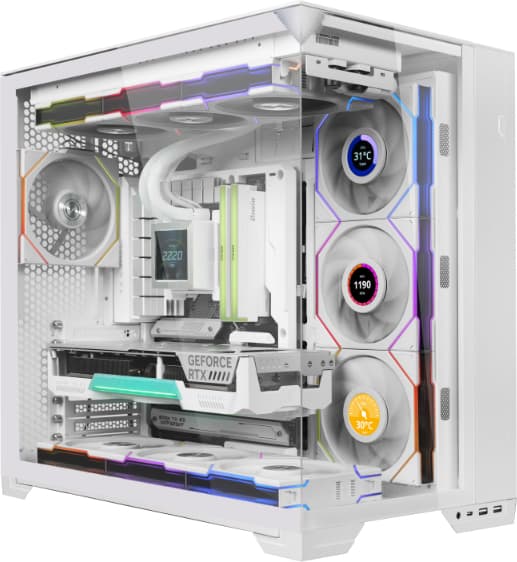 Lian Li UNI FAN TL Wireless Reverse 140 fläkt, vit