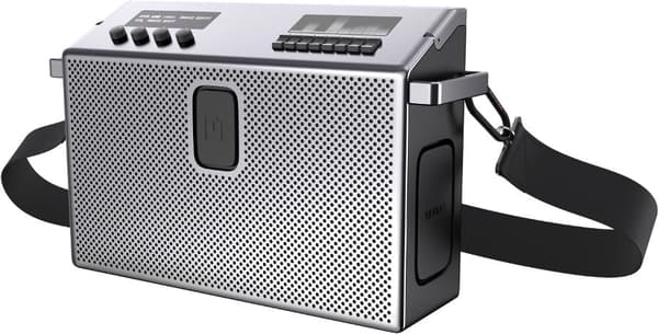 Mondo Speaker -Bluetooth-högtalare, silver/svart