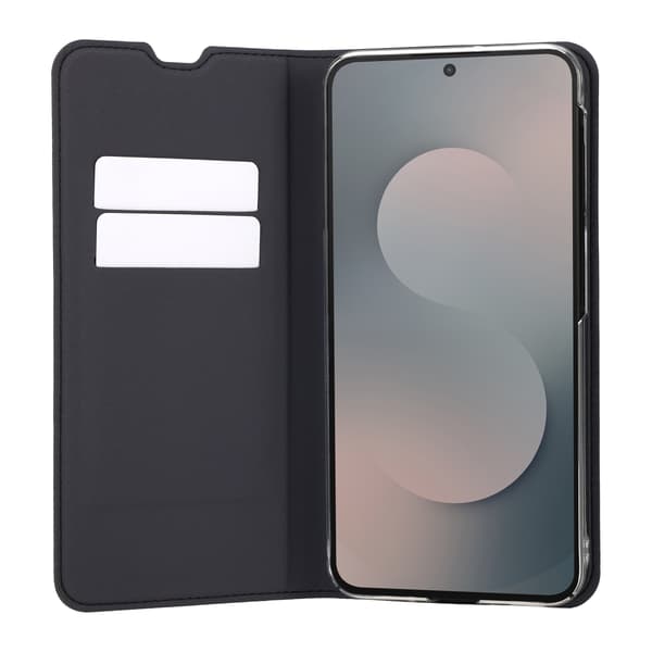 FoneKit BookCase skyddsfodral, Samsung Galaxy S25 FE, svart