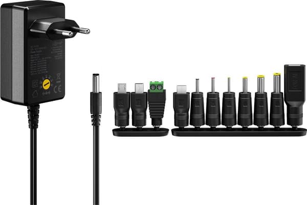 Goobay universell nätadapter 3–12 V, 27 W, 2,25 A