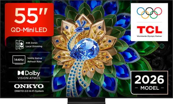 TCL 55" A400U – 4K QD Mini-LED Google TV