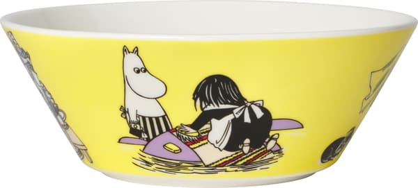 Arabia Moomin Misla -skål, 15 cm, gul