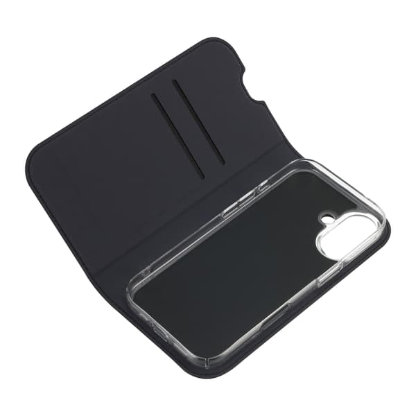 FoneKit BookCase skyddsfodral, iPhone 17, svart