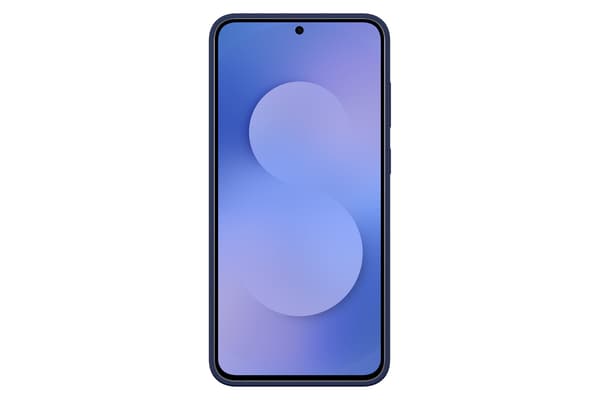 Samsung Galaxy S25 FE silikonfodral, mörkblå