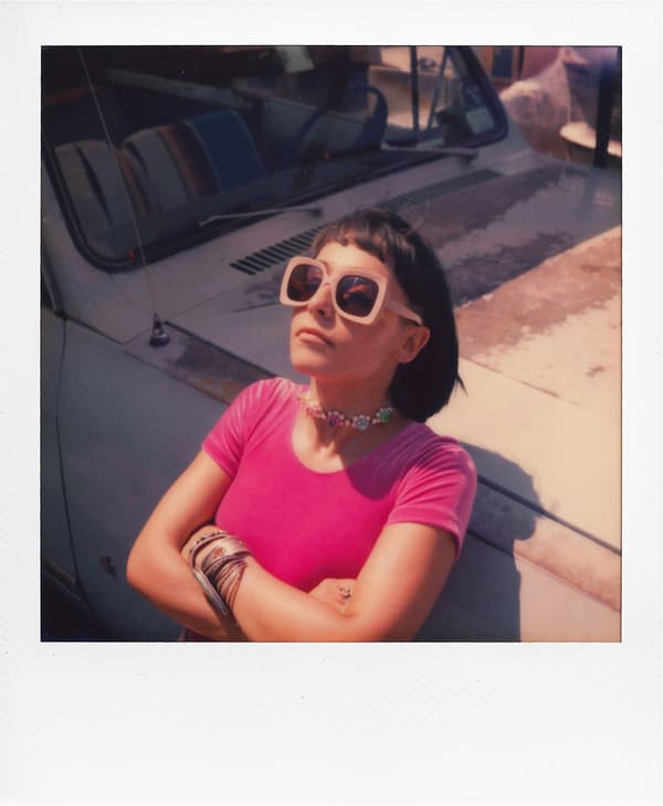 Polaroid SX-70 film, farverig