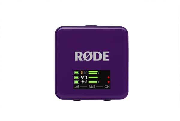 Rode Wireless GO 3 trådlöst mikrofonsystem, lila