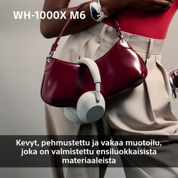 Sony WH-1000XM6 brusreducerande hörlurar, olivgrön