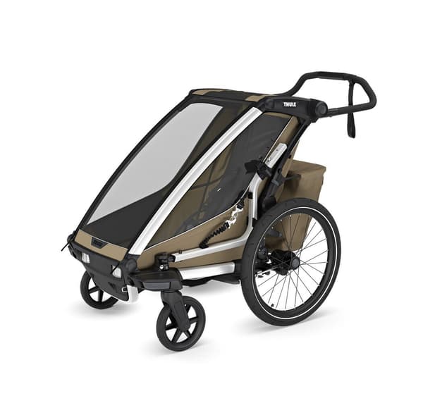 Thule Chariot Cross 2 Single cykelvagn, khaki