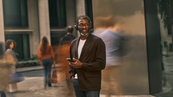 Jabra Evolve3 75 LINK390A trådlöst headset, MS, svart
