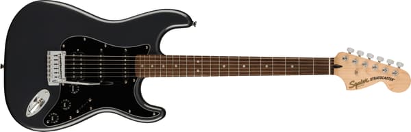 Fender Squier Affinity Series Stratocaster HSS Pack -gitarrpaket, Charcoal Frost Metallic