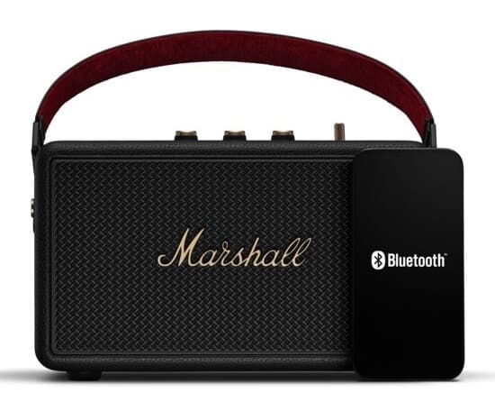 Marshall Kilburn III Bluetooth-högtalare, svart/mässing