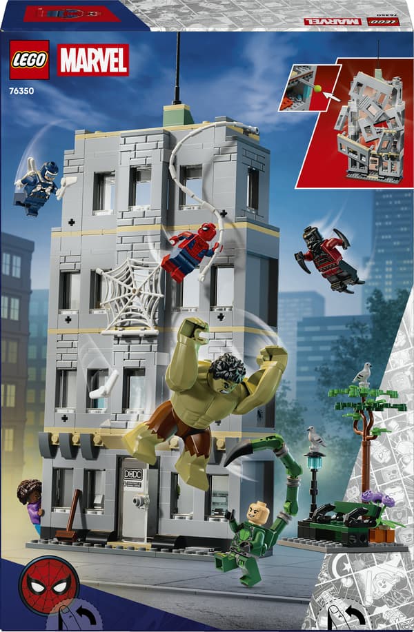 LEGO Marvel 76350 Episk sammandrabbning: Spider-Man mot Hulk