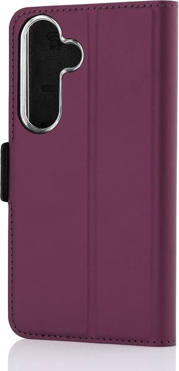 Wave Book Case, Samsung Galaxy S25 5G, Rökig Sangria