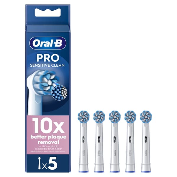 Oral-B Pro Sensitive Clean ersättningsborstar, 5 st