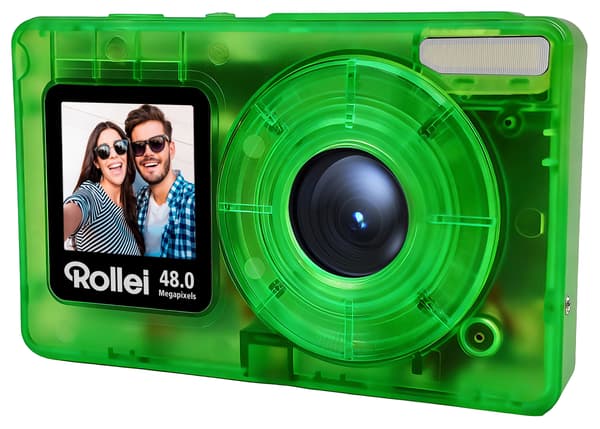 Rollei Compactline Pocket Transparent digitalkamera, grön