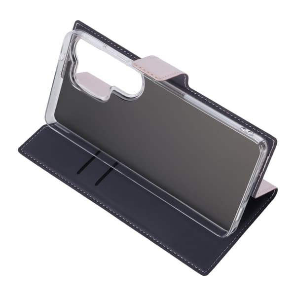 FoneKit BookCase skyddsfodral, Samsung Galaxy S26 Ultra, rosa