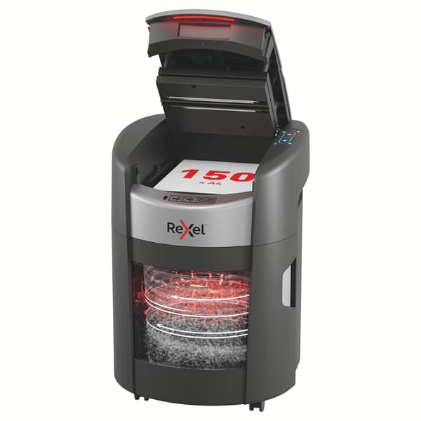 Rexel ShredMax 150X automatisk dokumentförstörare, P4