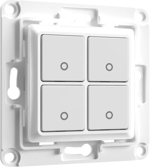 Shelly Wall Switch 4 -vægstrømafbryder, hvid