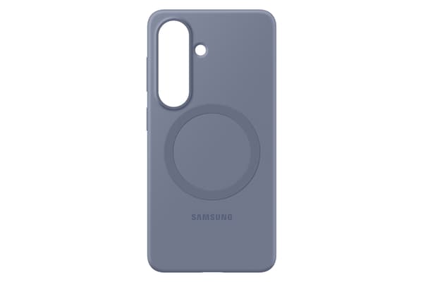 Samsung Galaxy S26 Silikon Magnet Qi2 skyddsfodral, lila