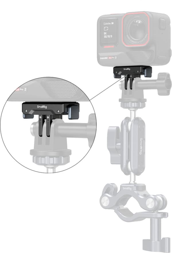 SmallRig 5814 snabblåsningsadapter, Insta360 X5 / X4 Air / Ace Pro 2 / Ace Pro / Ace