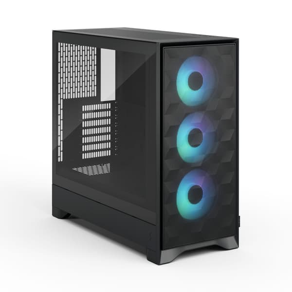 Fractal Design Pop 2 Air RGB ATX-chassi med sidofönster, svart