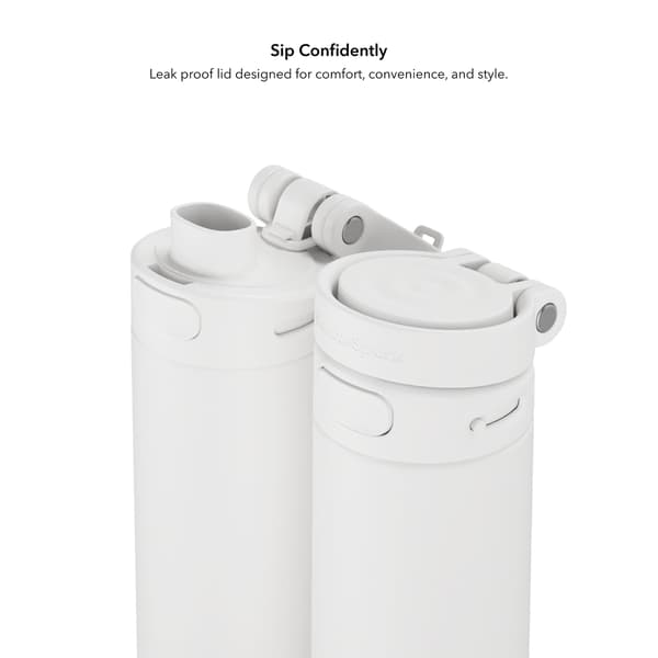 HidrateSpark PRO 2 smartvattenflaska, 0,62 l, vit