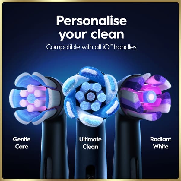 Oral-B iO9 eltandborste, svart + laddningsbart resefodral