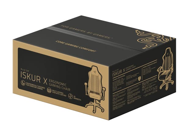 Razer ISKUR X gamingstol, svart