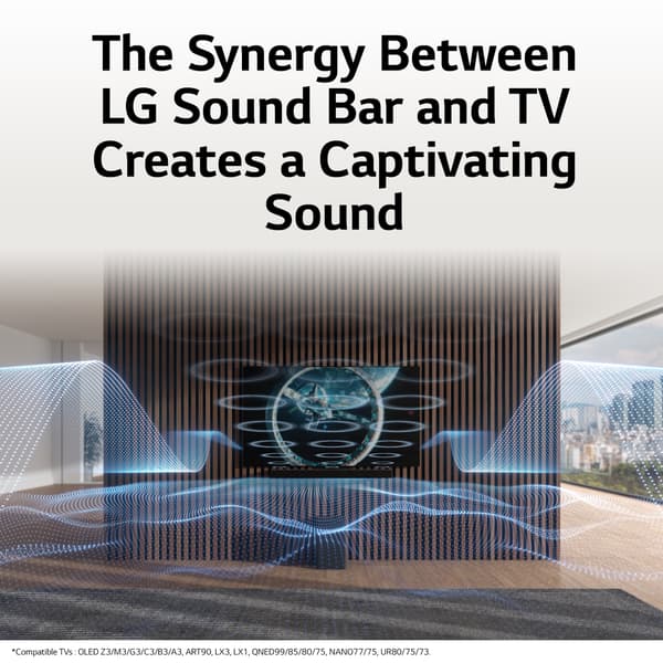 LG SC9S 3.1.3 Soundbar Dolby Atmos ljudsystem