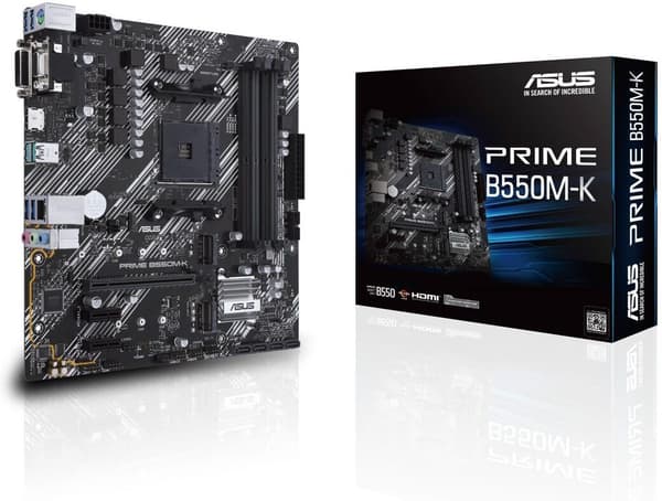 Asus Prime B550M-K AM4 microATX-moderkort