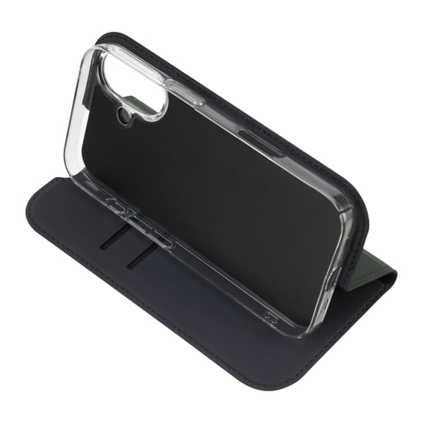 FoneKit BookCase skyddsfodral, iPhone 17, mörkgrön