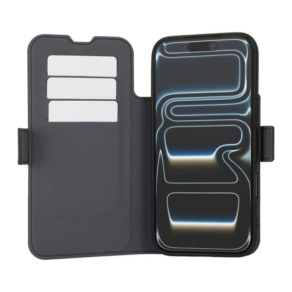 FoneKit MagSafe BookCase skyddsfodral, iPhone 18 Pro / 17 Pro, svart