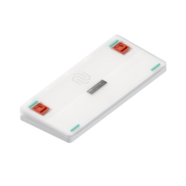 NuPhy Halo75 V2 mekaniskt speltangentbord, Ionic White, Raspberry-brytare