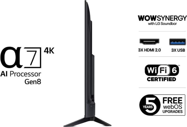 LG 55" UA73 – 4K LED-TV (API)