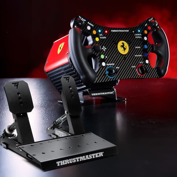 Thrustmaster T818 servo + F488 ratt + Raceline styrpaket