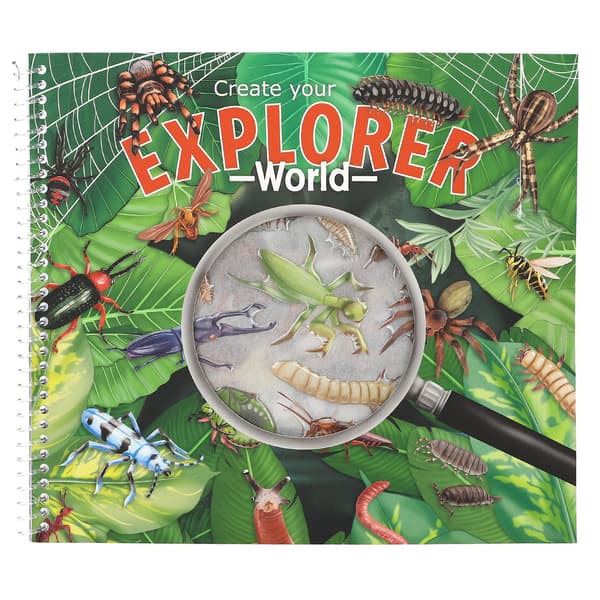 Skapa din Explorer World målarbok