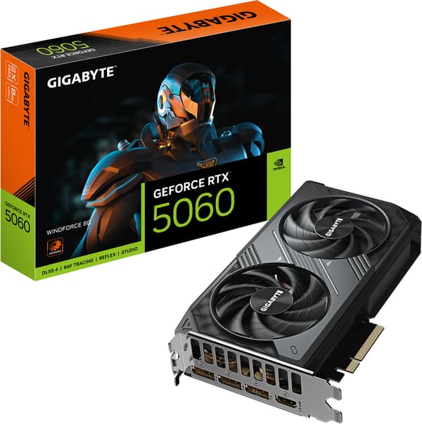GIGABYTE GeForce RTX 5060 WINDFORCE 8GB grafikkort